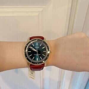 Fossil BQ2665 Sullivan Solar-Powered Brown Leather Watch